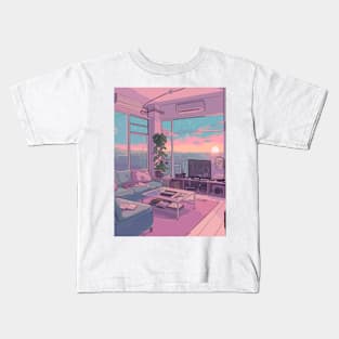 Lofi Aesthetic Art Kids T-Shirt